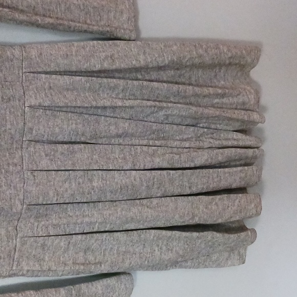 Zara women Viscose n wool Gray with rosettes on the collar and chest buttons - Picture 4 of 7